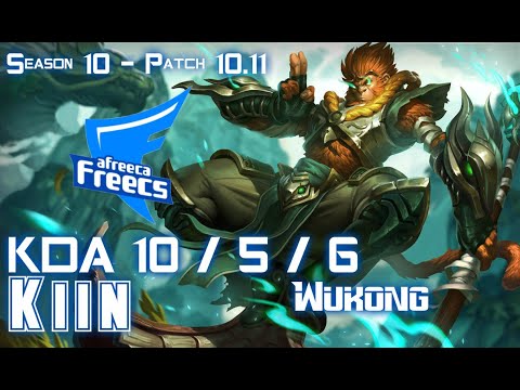 AFs Kiin WUKONG vs RYZE Top - Patch 10.11 KR Ranked