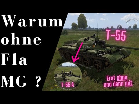 Warum hatten die ersten T-55 kein Fla MG? - Der Wandel von Flugabwehr-MGs auf Kampfpanzern