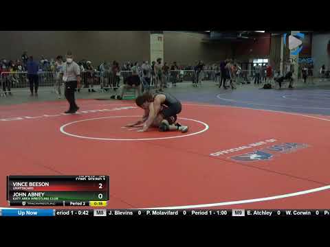 USAW TOA Stockyard Stampede/233 HS Boys 152 John Abney Katy Area Wrestling Club Vs Vince Beeson Un