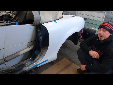 MX5 NB REAR ARCH, SILL REPAIR AND OVERFENDER : pt 3