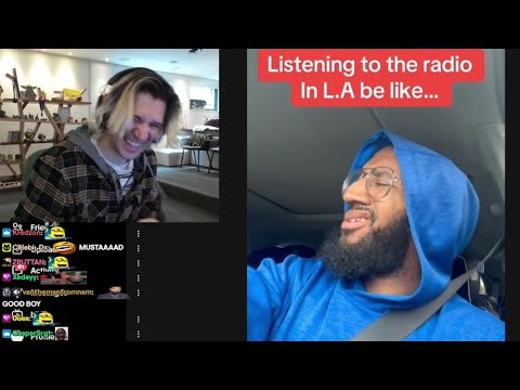 xQc Can't Stop Laughing at "L.A. Radio be like"