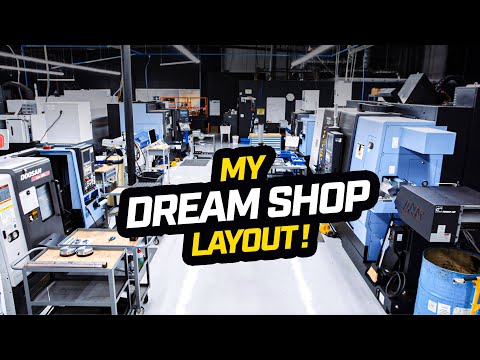 My Optimal Lean Shop Layout! | Machine Shop Move Vlog Ep 5