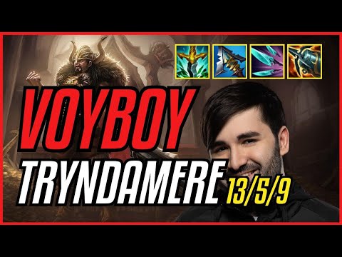 VOYBOY - TRYNDAMERE - NA DIAMOND - PATCH 11.9 QUADRAKILL