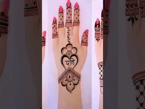 INDIAN MEHNDI DESIGN NEW TRENDING MEHNDI DESIGNS