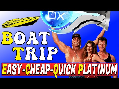 NEW Easy - Cheap 15 Minute Platinum Game - Boat Trip Quick Trophy Guide PS4,PS5
