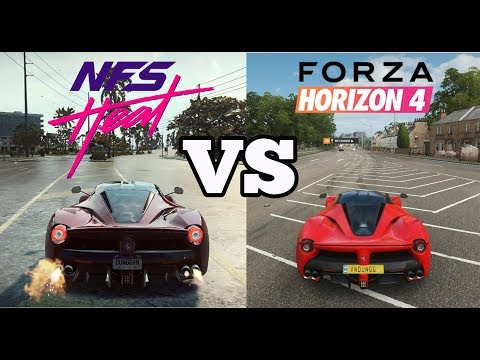 Forza Horizon 4 Vs NFS Heat - Engine Sounds - Direct Comparison