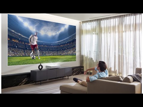 SAMSUNG 120 Inch Ultra Short Throw 4K UHD Smart Laser Projector Review
