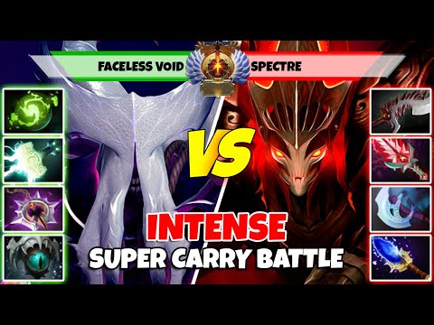 FACELESS VOID (Carry) vs SPECTRE (Carry) - Epic Battle Of Immortal Rank Dota 2 Players - Z Dota 2