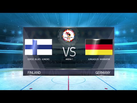 EuroChem Cup 2019 Arena 1 Day 3 Espoo Blues Juniors (Finland) - Jungadler Mannheim (Germany)