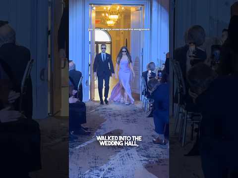 Il miglior ingresso per un matrimonio di sempre 😮