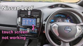 2011-2017 Nissan LEAF Infotainment Display: Screen Failures, Reboots