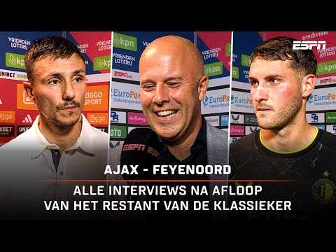 🎙️ INTERVIEWS na afloop van de door FEYENOORD met 0️⃣ - 4️⃣ gewonnen Klassieker 🔝
