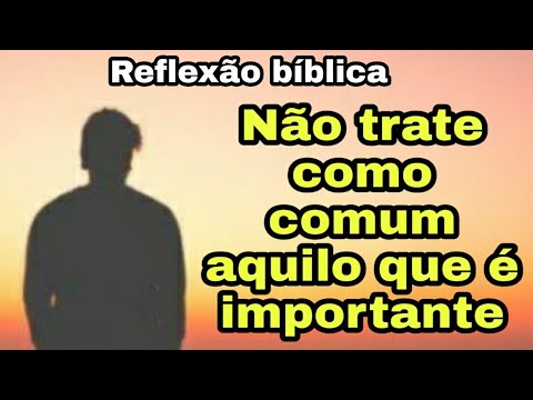 Cuidado para não desprezar o que Deus deu como Esaú desprezou sua primogenitura. @FernandoArrabalPr