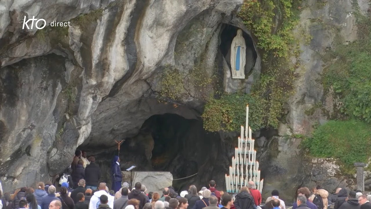 Chapelet du 18 février 2025 à Lourdes