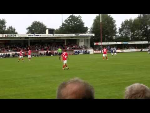 v.v. Harkemase Boys - S.C. Cambuur:  1-2  Sfeertje + Goal M. de Vries
