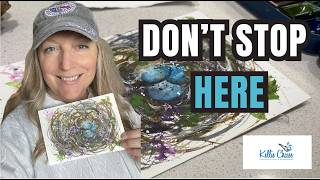 Painting Through the Mess – Loose Watercolor Bird’s Nest