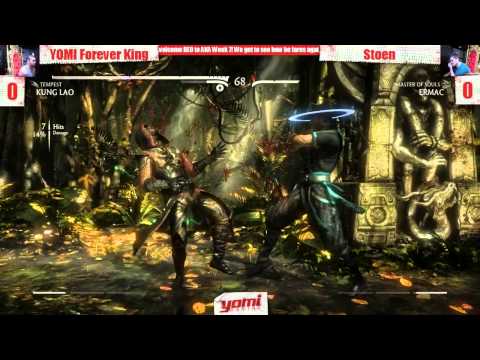 Yomi Gaming MKX Kombat Tuesday Week 7 Winner's Bracket YOMI Forever King vs Stoen