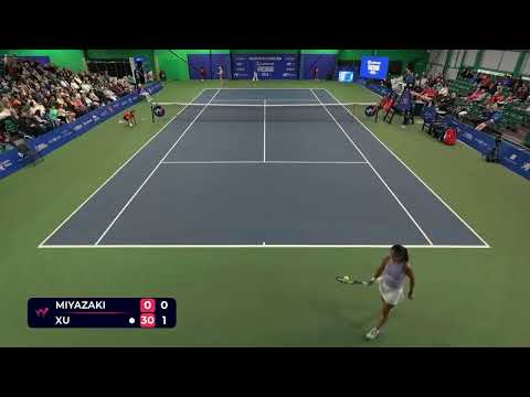 Yuriko Lily Miyazaki (GBR) vs Mimi Xu (GBR) // 2-6 6-4 2-6 // W100 Wrexham // Semi-final