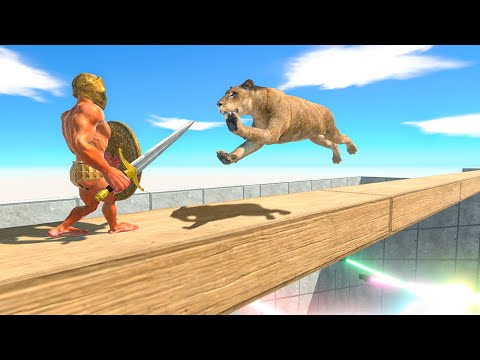 Push and Cross the Bridge - Animal Revolt Battle Simulator