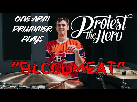 One Arm Drummer Plays PROTEST THE HERO "BLOODMEAT" - Jack Thomas