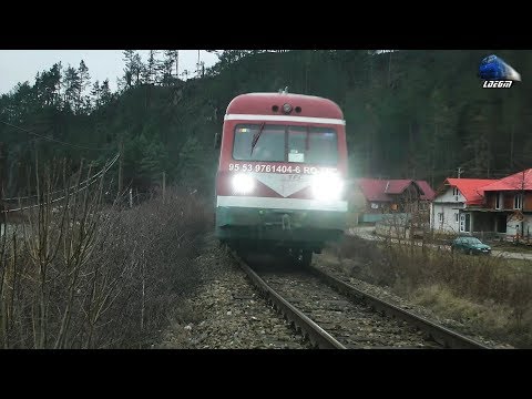 VT614 DMU RO-TFC in Ajunul Craciunului/Christmas Eve in Muntii Apuseni Mountains - 24 December 2017