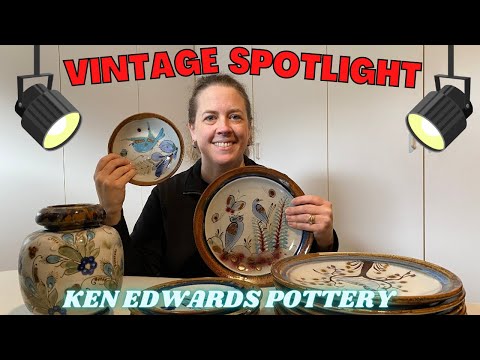 Vintage Spotlight ~ A Short Research Dive into the Pottery of Ken Edwards