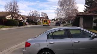 preview picture of video '[HD] The New San Ramon Valley Fire Protection District Rescue Medic 34 Responding (02/04/14)'