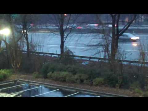 View of Interstate 85 from the Atlanta GA Courtyard Marriott