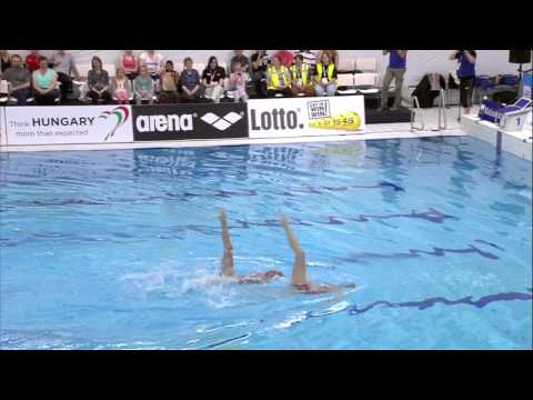 Duet Technical Routine -  Switzerland - ECC Synchro 2015 | Synchroonzwemmen