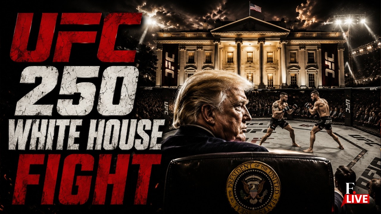Trump UFC Fight LIVE | Trump Hosts UFC Fights at White House as Part of America 250 Events | Trump