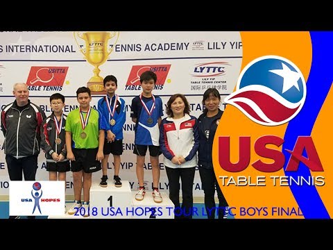 2018 USA Hopes Tour LYTTC Regional Qualifier - Boys Singles Final
