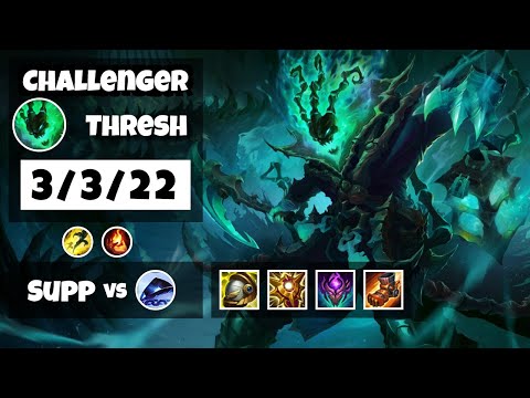 Thresh vs Xerath TURKISH Challenger SUPPORT (3/3/22) - v11.14