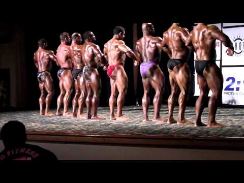1st Group Compulsory- Prejudging - Super Heavyweight - IFBB North American 2010