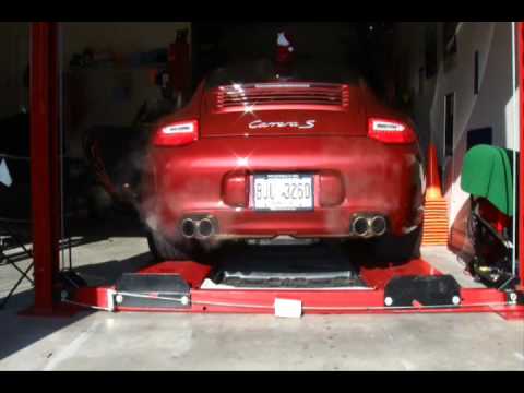 997.2 Exhaust Comparison (Stock vs FabSpeed X-Pipe)