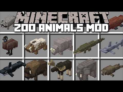Spawn and Breed Baby Zoo Animals in Minecraft!!