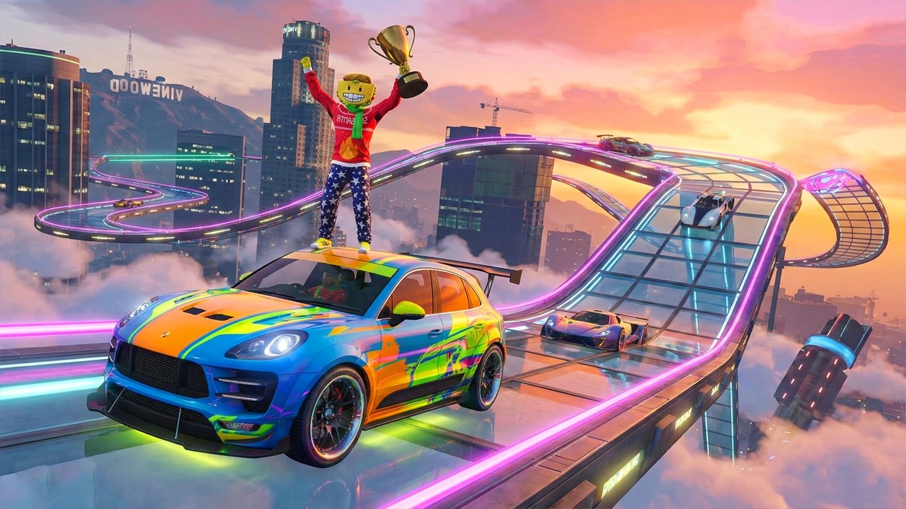 LA CARRERA MAS INCREIBLE DE GTA 5 ONLINE