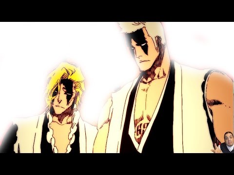 Bleach 595 Manga Chapter ブリーチ Review -- Byakuya Vs Hisagi & Kensei & Rose