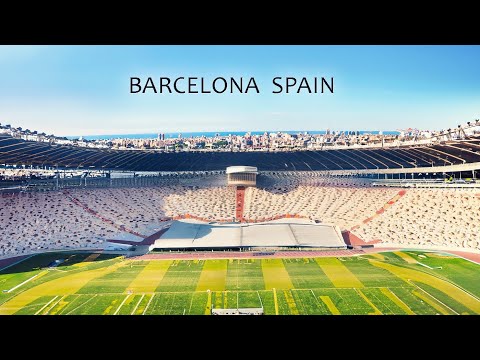 SPAIN, BARCELONA. The Largest Stadium in Europe. Сamp Nou