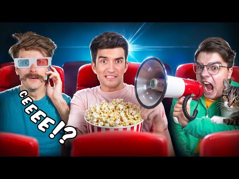 TYPES OF PEOPLE at the CINEMA!!