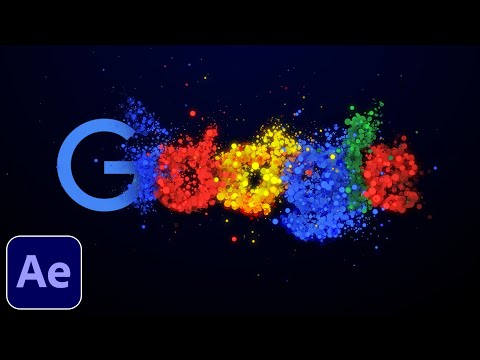 Particle Logo Reveal Animation Tutorial After Effects | Particle Text Animation | Particular