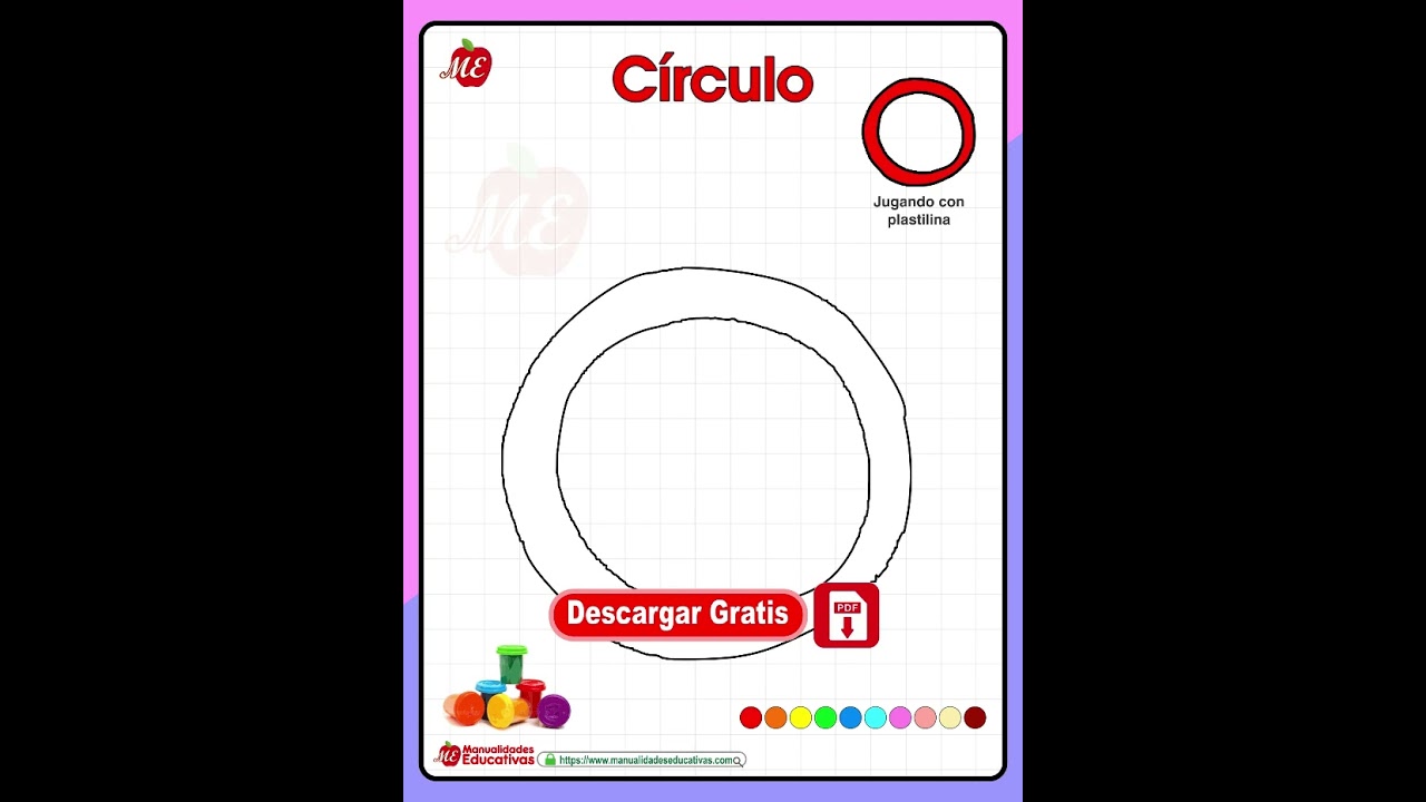 Figuras geométricas para trabajar con plastilina