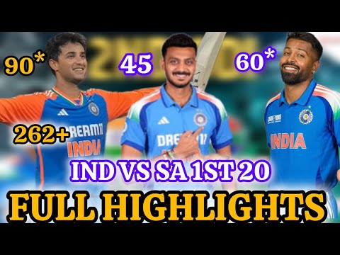 FULL HIGHLIGHTS || INDIA VS SOUTH AFRICA 1ST T20 2025 || IND VS SA FULL HIGHLIGHTS 