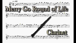 Cover art for Howl's Moving Castle on Clarinet