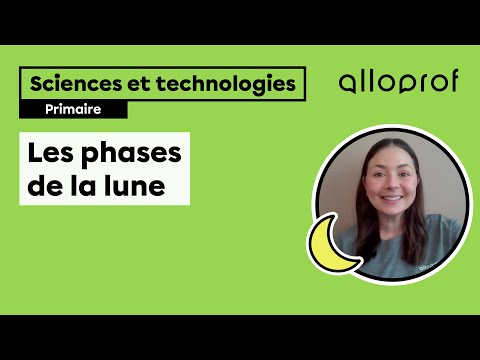 Les phases de la Lune | Sciences et technologies | Primaire
