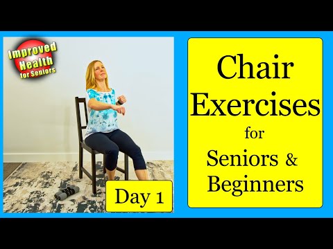 A 7 Day Program of Chair Exercises for SENIORS or BEGINNERS | Let's get started!