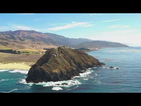 California by Drone - Point Sur Lighthouse 4K