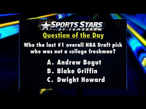 Question of the Day: The Last #1 NBA Draft Pick Who Was Not a College Freshman