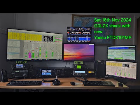 Yaesu FTdx101MP in the shack listening to GW4XLS on 40m