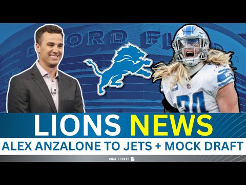 NFL Draft Expert Daniel Jeremiah Reveals Lions' Shocking #17 Pick + Alex Anzalone To Jets