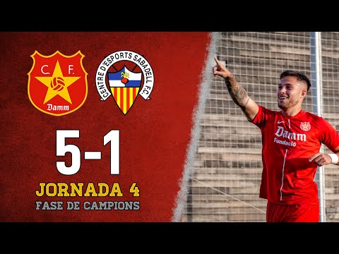JUVENIL A CF DAMM 5-1 SABADELL